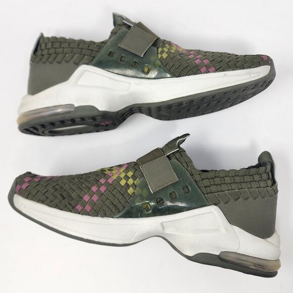 Nike Air Max Sneakers Women 11 Sphere Green & Pink Woven 302260 VTG 2002 - Picture 8 of 11
